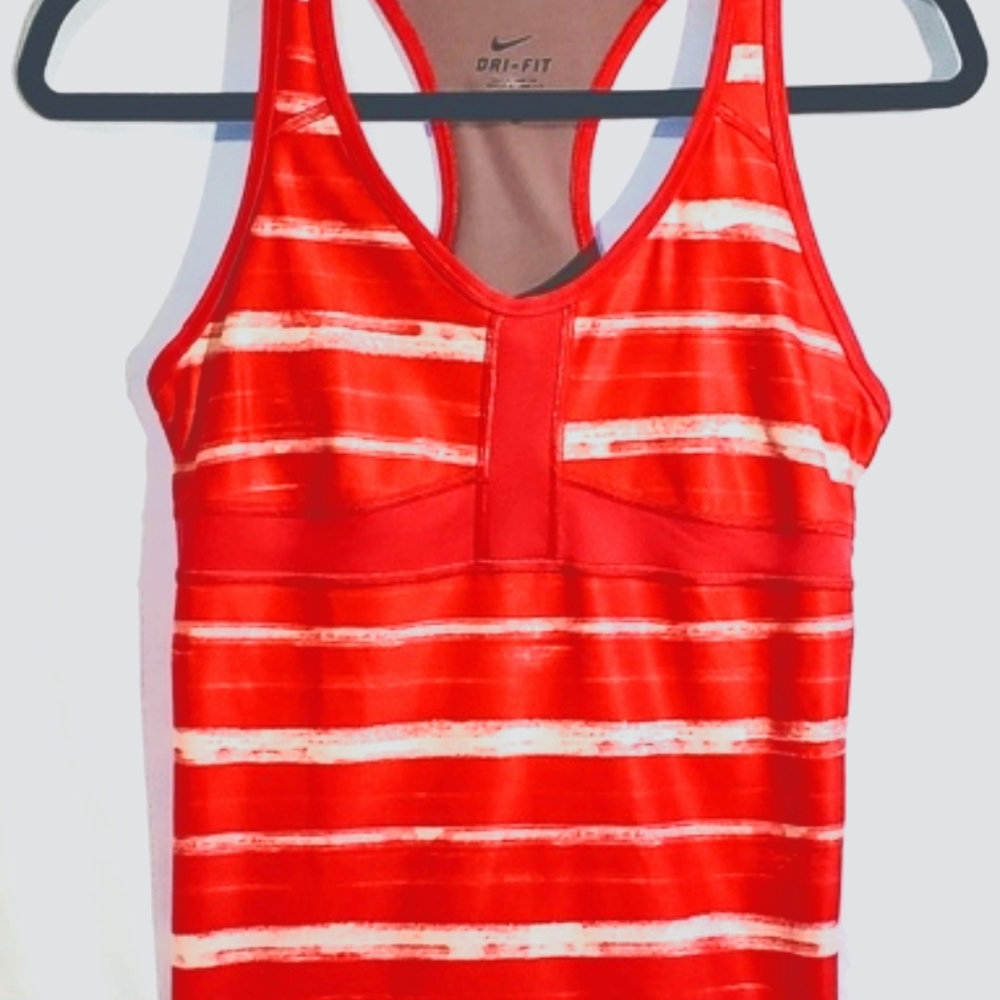 DRI-FIT Pink Racerback Sports Tank W/ Built in Bra